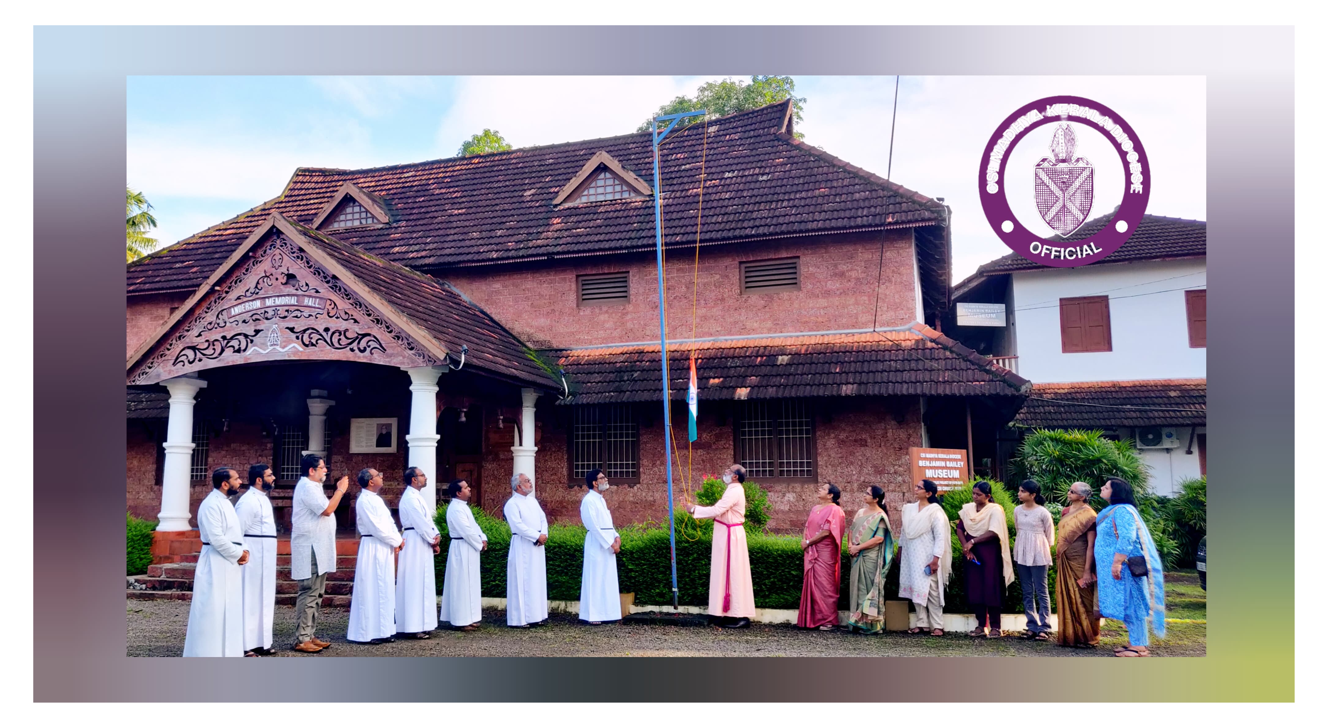 The 78th Independence Day was celebrated at the Madhya Kerala Diocese Headquarters