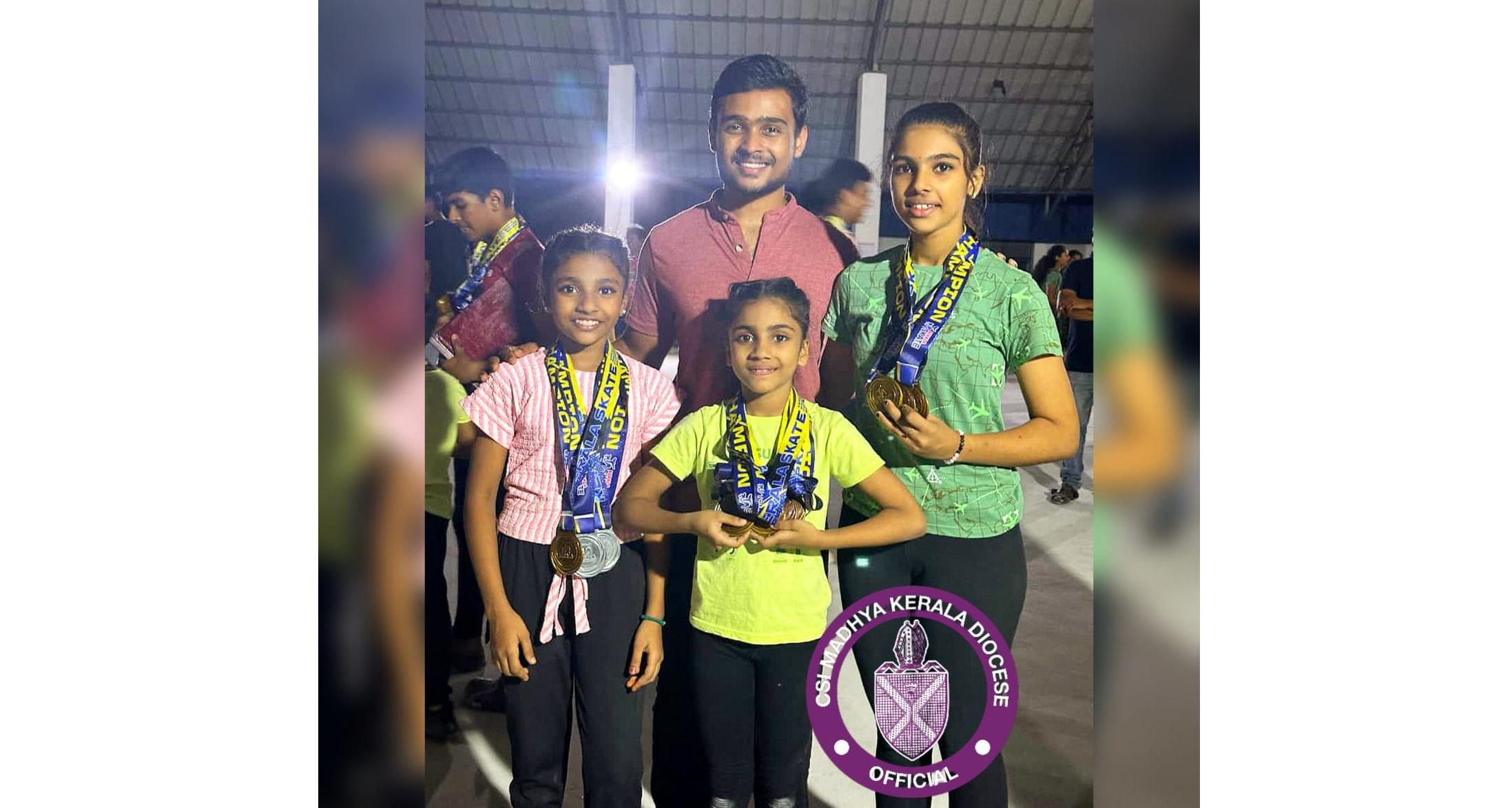 Sibling Trio Strikes Gold at State Roller Skating Championship