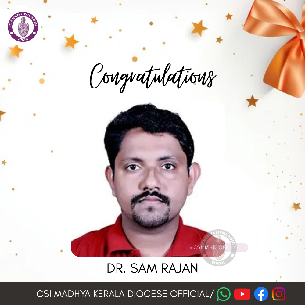 Mr. Sam Rajan conferred PhD in Physics
