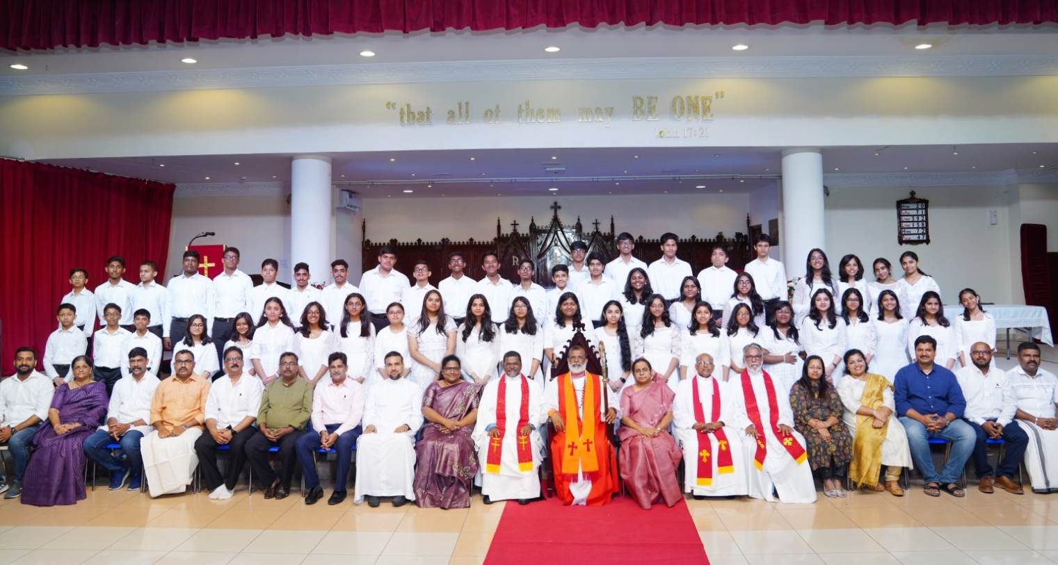 Bishop Malayil Sabu Koshy Cherian Leads Confirmation Service at CSI Parish, Sharjah