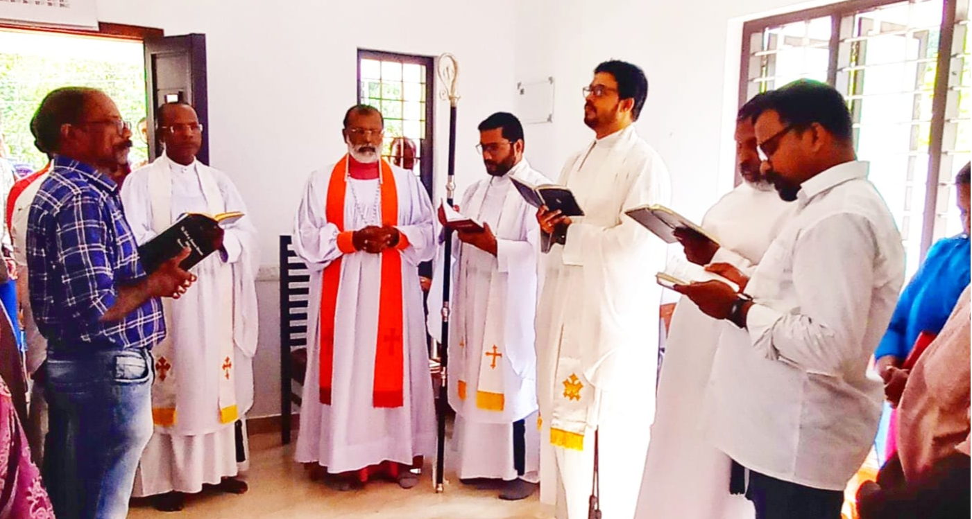 The Bishop of the Madhya Kerala Diocese Dedicated the House as Part of the Bishop Shastipurthi Project.