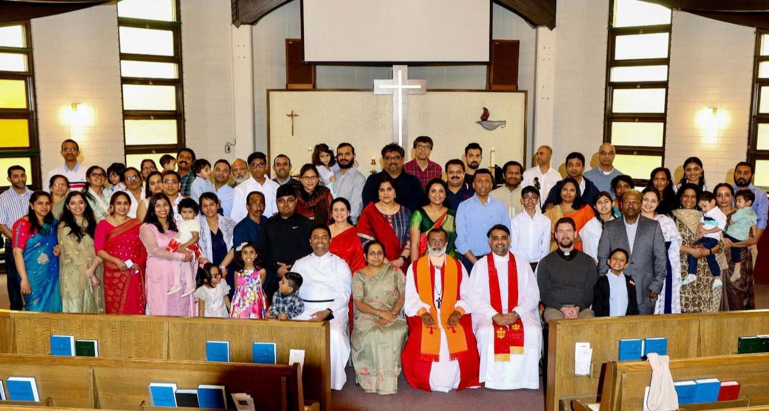 Bishop Malayil Sabu Koshy Cherian Visits CSI Ascension Church in Edmonton, Canada